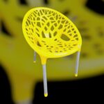 yellow tree chair