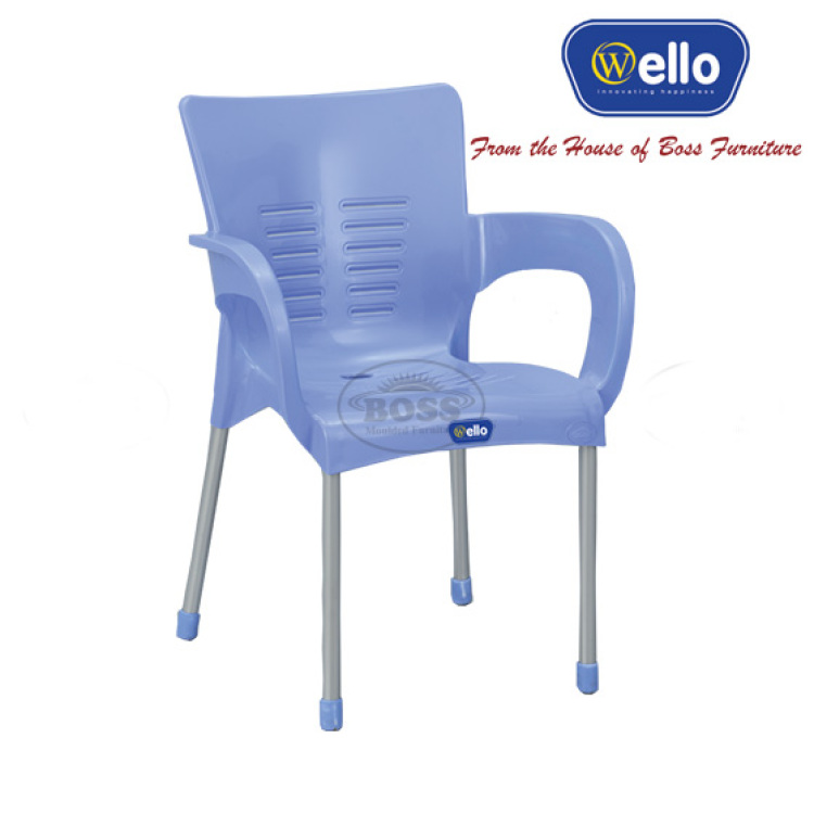 Set Of 4 Relaxo Plastic Chairs And Plastic Table Blue Citi Plastic Furniture